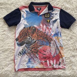 Hustle Gang Jaguar Short Sleeve Polo Shirt Size Medium